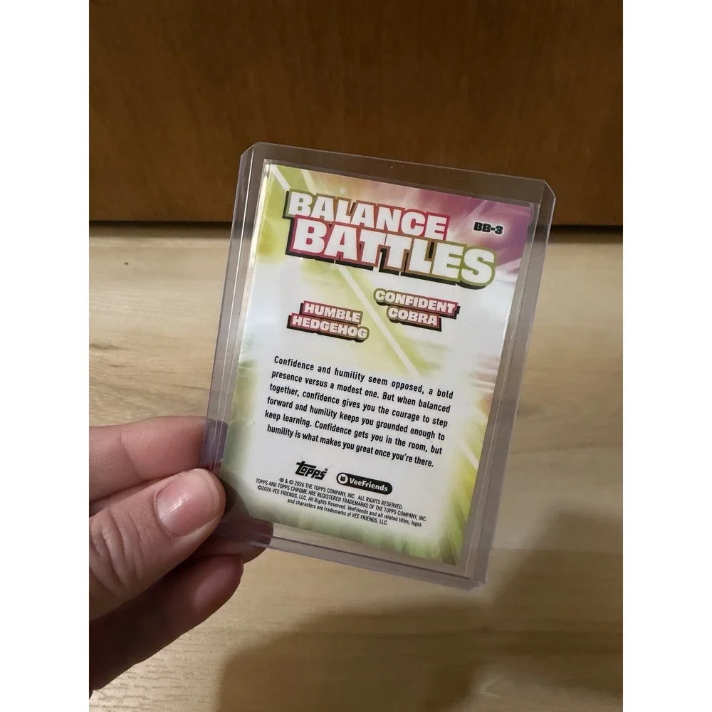 2026 Topps Chrome Veefriends Balance Battles Confident/Humble #BB-3‎